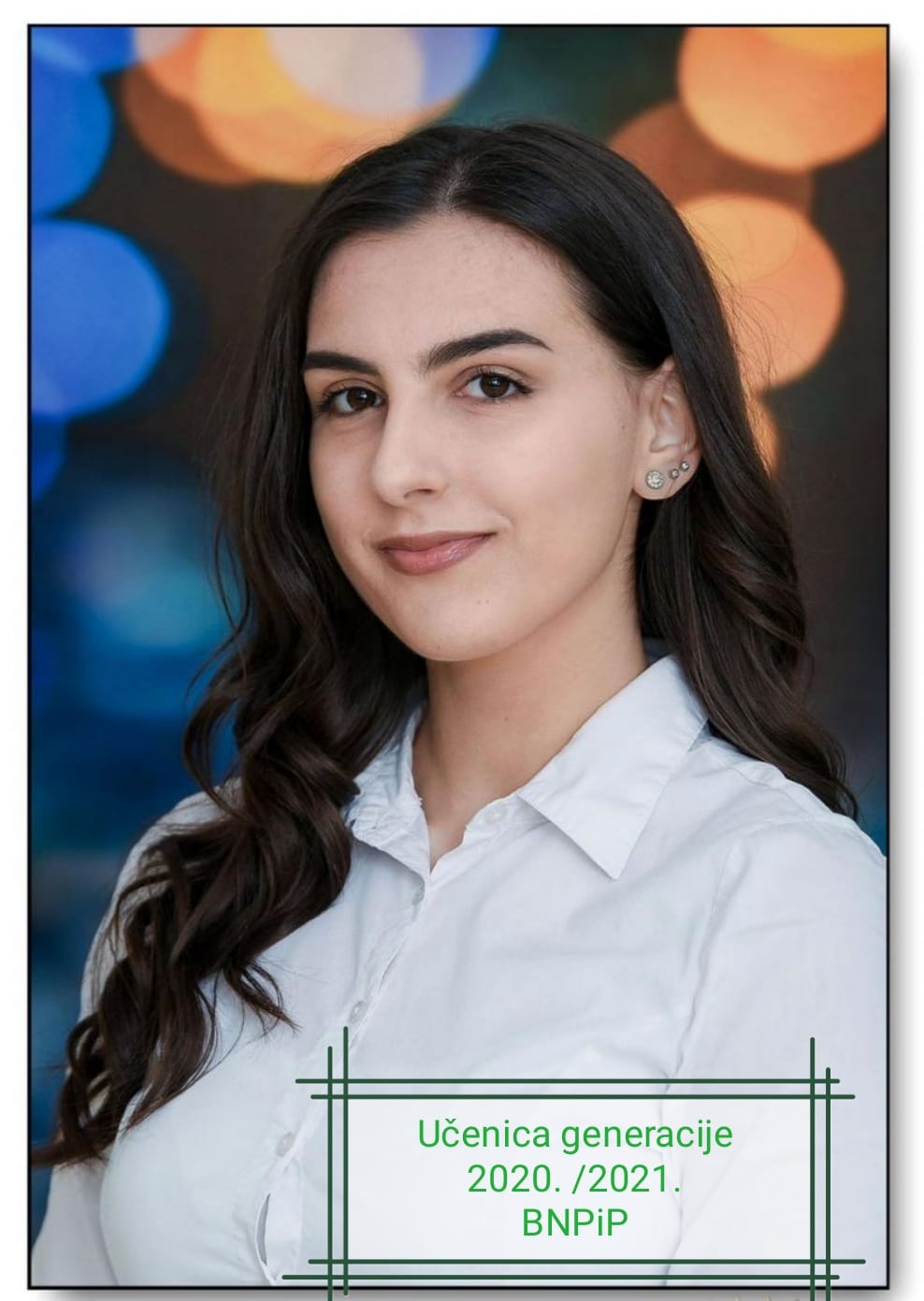 Halida Omerašević, učenica generacije BNPiP 2021.